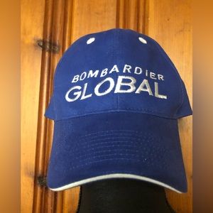 Bombardier Global Jet Aviation Cap 2005 Cap. Never worn. Mint Condition.